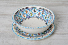 Turquoise blue fine fruittest 20 cm | FT.BC.20 | Dishes & Deco 1