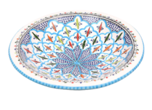 Turquoise blue fine salade serveer schaal Ø 40 cm | SOR.BC.40 | Dishes & Deco