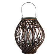 Clayre & Eef | Windlicht Bruin ø 34x41 cm | 6RO0490