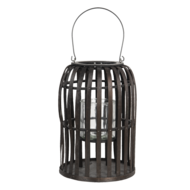 Clayre & Eef | Windlicht Bruin ø 25x36 cm | 6RO0494