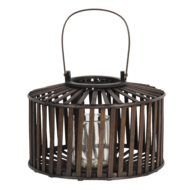 Clayre & Eef | Windlicht Bruin ø 33x24 cm | 6RO0500