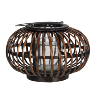 Clayre & Eef | Windlicht Bruin ø 34x21 cm | 6RO0503
