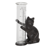 Clayre & Eef | Regenmeter Bruin 9x5x16 cm | 6Y0832