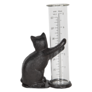 Clayre & Eef | Regenmeter Bruin 9x5x16 cm | 6Y0832