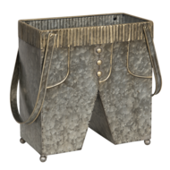Clayre & Eef | Plantenstandaard Binnen Set van 2 Grijs 28x15x30/50 cm | 6Y4184