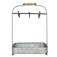Clayre & Eef | Mokkenrek Grijs 32x20x44 cm | 6Y4186