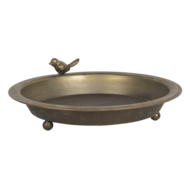 Clayre & Eef | Serveerschalen Set van 3 Bruin ø 30x9 / ø 22x7 / ø 16x5 cm | 6Y4205