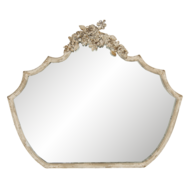 Clayre & Eef | Wandspiegel Beige 70x4x58 cm | 52S235