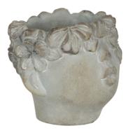 Clayre & Eef | Bloempot Binnen Grijs 30x27x26 cm | 6TE0315L