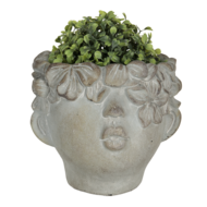 Clayre & Eef | Bloempot Binnen Grijs 30x27x26 cm | 6TE0315L