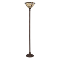 Clayre & Eef | Tiffany Vloerlamp Meerkleurig ø 38x186 cm E27/max 1x60W | 5LL-6077