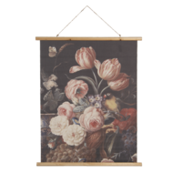 Clayre & Eef | Wandkleed Bruin Roze 80x2x100 cm | 5WK0037