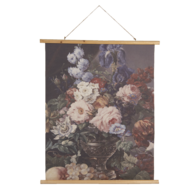 Clayre & Eef | Wandkleed Blauw Roze 80x2x100 cm | 5WK0039
