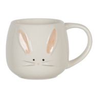 Clayre & Eef | Servies Mok Beige 13x10x8 cm / 200 ml | 6CEMU0096