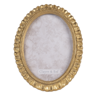 Clayre & Eef | Fotolijst Goudkleurig 16x2x22 cm / 13x18 cm | 2F0787