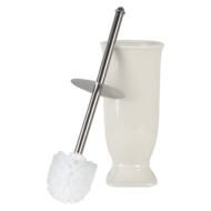 Clayre & Eef | WC Borstel met Houder Wit ø 12x26 cm | 64736
