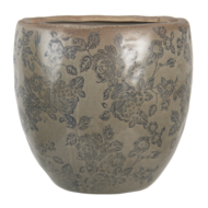 Clayre & Eef | Bloempot Binnen Groen ø 20x19 cm | 6CE1257L
