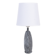Clayre & Eef | Tafellamp Wit 26x19x38 cm E27/max 1x60W | 6LMC0045