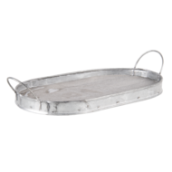 Decoratief dienblad (set van 3) 27*16*5 / 24*13*5 / 20*10*5 cm Bruin | 6H2009 | Clayre & Eef