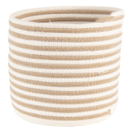 Clayre & Eef | Opbergmanden Set van 3 Beige, Bruin ø 26x21 / ø 26x21 / ø 19x18 cm | 6RO0517