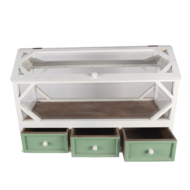 Clayre & Eef | Decoratie Kweekkasje Wit 76x33x51 cm | 5H0471
