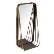 Clayre & Eef | Wandspiegel Koperkleurig 19x11x39 cm | 62S222