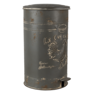 Clayre & Eef | Pedaalemmer Grijs ø 27x45 cm | 6Y4244