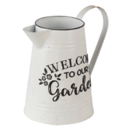 Clayre & Eef | Decoratie Kan Wit 26x17x25 cm | 6Y4248