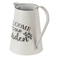 Clayre & Eef | Decoratie Kan Wit 26x17x25 cm | 6Y4248
