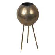 Clayre & Eef | Bloempot Binnen Goudkleurig ø 27x66 cm | 5Y0878