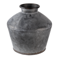 Clayre & Eef | Vaas Grijs ø 39x38 cm | 6Y4291