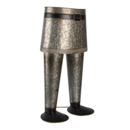 Clayre & Eef | Bloempot Binnen Broek Grijs 35x23x60 cm | 5Y0951