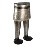 Clayre & Eef | Bloempot Binnen Broek Grijs 35x23x60 cm | 5Y0951