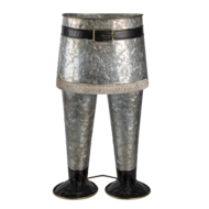 Clayre & Eef | Bloempot Binnen Broek Grijs 22x15x40 cm | 6Y4605