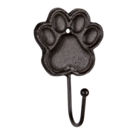 Clayre & Eef | Wandhaak Katten Poot Bruin 8x5x13 cm | 6Y4558