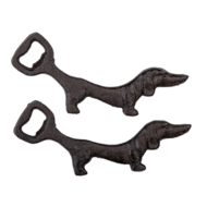 Clayre & Eef | Flesopener Hond Bruin 17x1x8 cm | 6Y4567