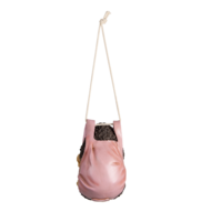 Clayre & Eef | Decoratie Hanger Egel Bruin, Roze 13x10x17 cm | 6PR3377
