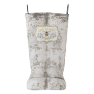 Clayre & Eef | Plantenstandaard Binnen Laarzen Grijs 18x24x31/35 cm | 6Y4253