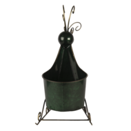 Clayre & Eef | Kerstdecoratie Beeld Rendier Groen 34x17x37 cm | 6Y4444