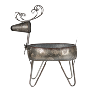 Clayre & Eef | Bloempot Binnen Rendier Grijs, Bruin 35x28x54 cm | 6Y4450