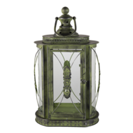 Clayre &amp; Eef   | Lantaarn Groen 29x19x52 cm | 6Y4590