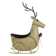 Clayre & Eef | Opbergmand Rendier Goudkleurig 33x17x44 cm | 6Y4594