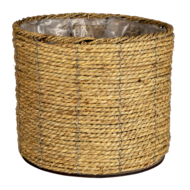 Clayre & Eef | Bloempot Binnen Bruin ø 30x23 cm | 64850