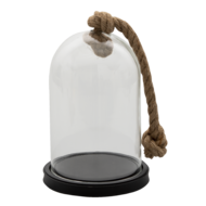 Clayre & Eef | Stolp Zwart ø 17x28 cm | 6GL3367