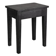 Clayre & Eef | Decoratie kruk Zwart 36x25x43 cm | 6H2053