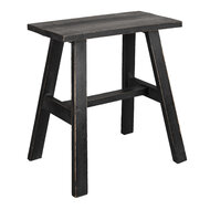 Clayre & Eef | Decoratie kruk Zwart 42x28x43 cm | 6H2056