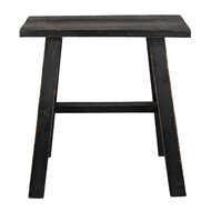 Clayre & Eef | Decoratie kruk Zwart 42x28x43 cm | 6H2056