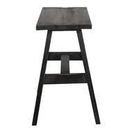 Clayre & Eef | Decoratie kruk Zwart 42x28x43 cm | 6H2056
