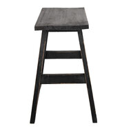 Clayre & Eef | Decoratie kruk Zwart 42x29x43 cm | 6H2057