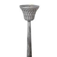 Clayre & Eef | Kandelaar Zilverkleurig ø 15x50 cm | 6Y4496
